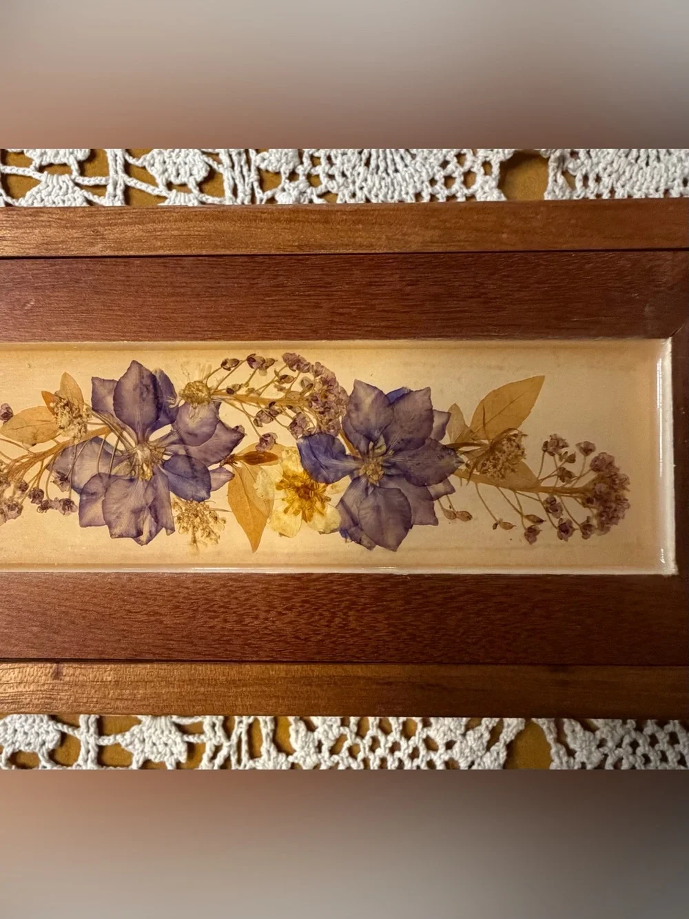 ✨ RARE FIND: Vintage Handcrafted Chilean Wood Trinket & Jewelry Box ✨